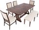 Jofran Inc. Fairview 6-Piece Beige/Oak Dining Set-2
