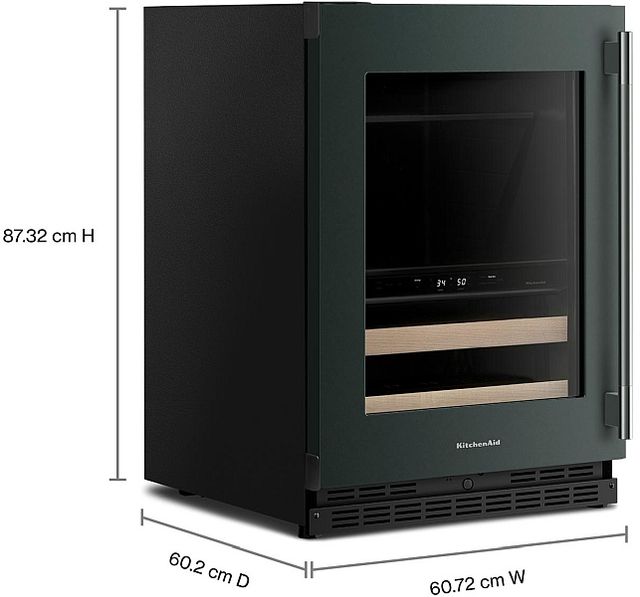 KitchenAid® 24" 4.8 Cu. Ft. Juniper Undercounter Beverage Centre-4