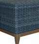 Beachcraft® Havana Dark Blue Coffee Table with Brown Base-1
