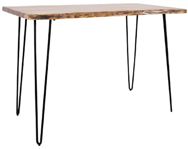 Jofran Inc. Nature's Edge Black/Natural Counter Dining Table with Black Base-0