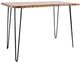 Jofran Inc. Nature's Edge Black/Natural Counter Dining Table with Black Base-0
