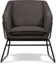 Korson Furniture Bono Harris Charcoal Lounge Chair-0
