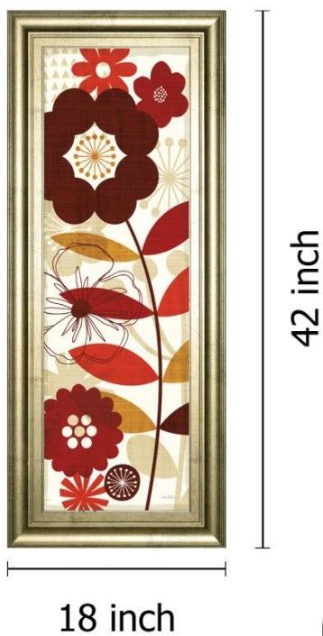 Classy Living Mo Mullan Floral Pop Panel I Wall Art-2