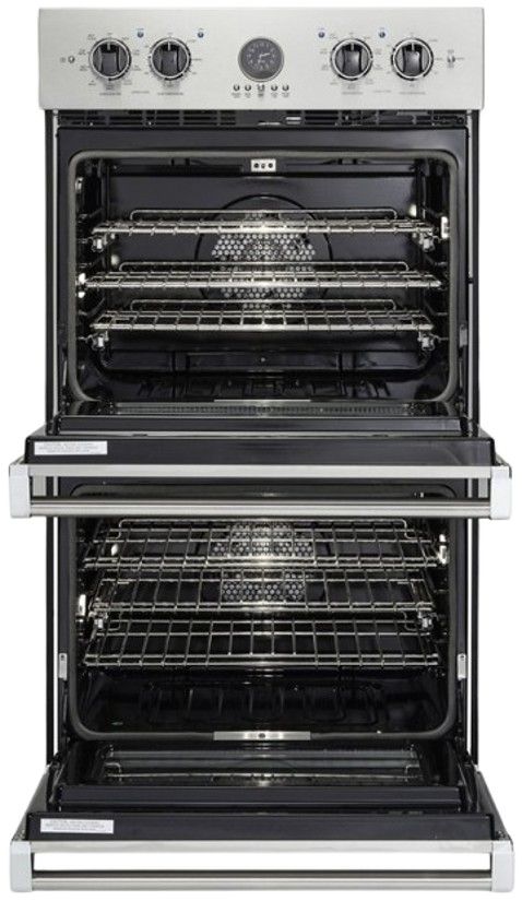 Viking® 7 Series 30" Splash Double Electric French-Door Wall Oven-1