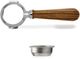 Lelit Zebra Wooden 58mm Bottomless Portafilter with Wooden Handle -0