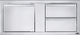 Napoleon Stainless Steel Single Drawer and Double Drawer Combo-0