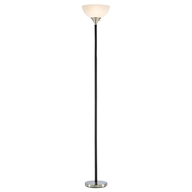 Adesso® Gander Black Floor Lamp-0