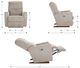 La-Z-Boy® Hawthorn Stone Power Rocking Recliner with Headrest-2