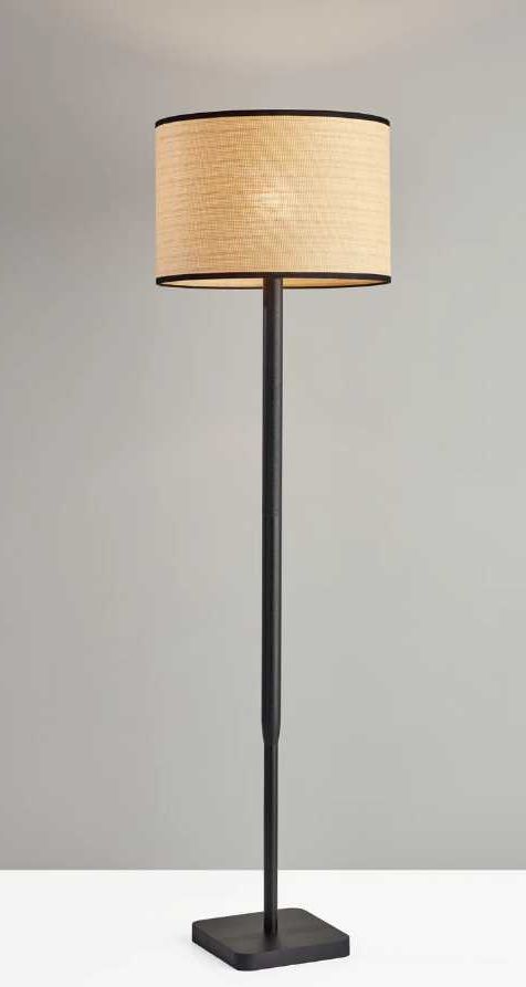 Adesso® Ellis Black Floor Lamp-4