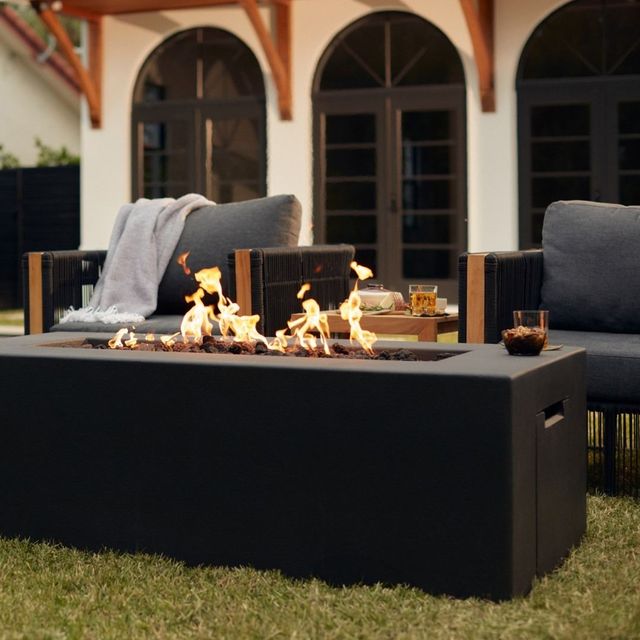 Blaze® Grills 60" Phantom Dark Rectangle Fire Table-3
