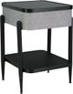 Signature Design by Ashley® Jorvalee Black Glass Accent Table with Gray Accent -0