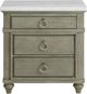 Elements International Kendari Grey Nightstand-1