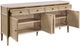 Crestview Aviana Beige/Whitewash Sideboard with Marble Top-2