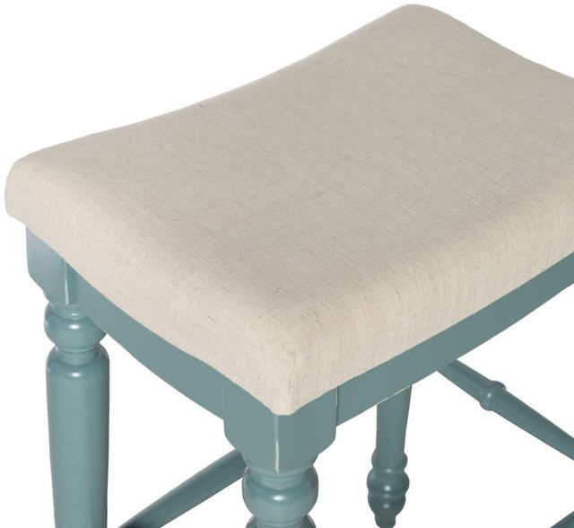 Linon Marino Antique Blue Bar Stool-3