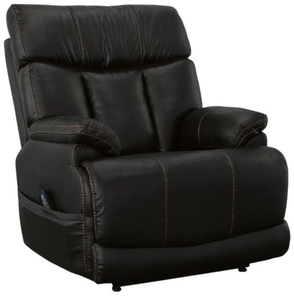 Flexsteel® Clive Black Power Lift Recliner with Power Headrest and Lumbar-0