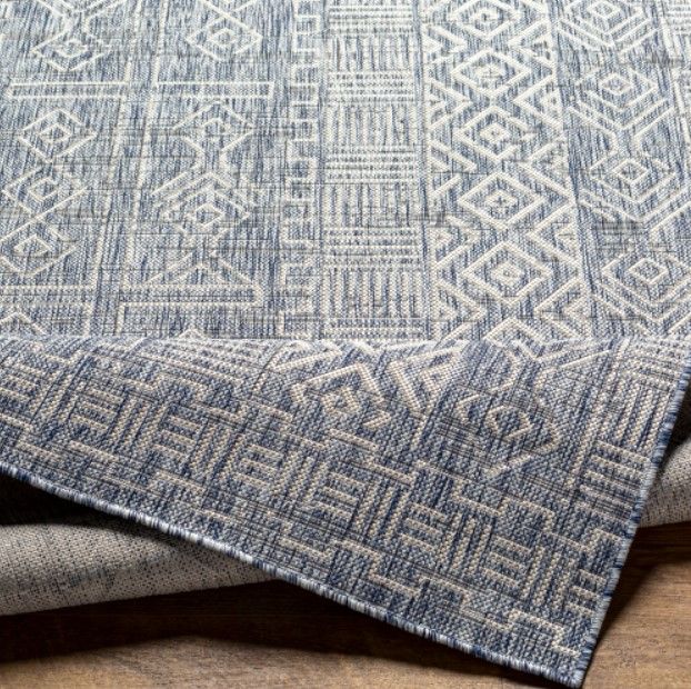 Surya Eagean Navy/Taupe 4'x6' Area Rug-3