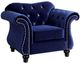 Furniture of America® Jolanda Blue Chair-0