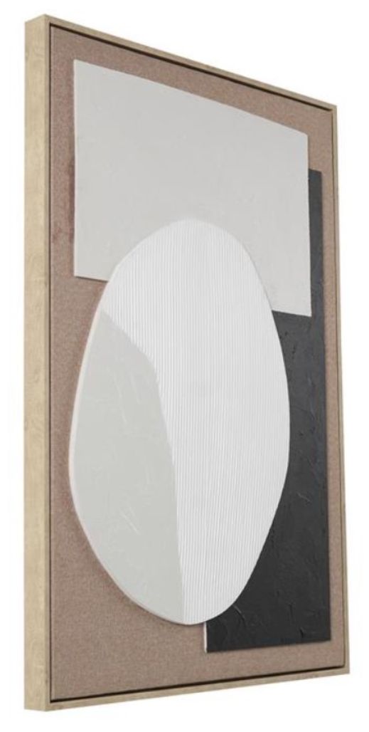 Deco Marche Black/White Abstract Wall Art-1