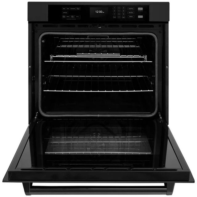 ZLINE 30" Black Stainless Steel Single Electric Wall Oven-1