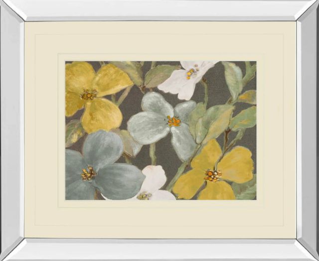 Classy Art Garden Party in Gray 2 by Lanie Loreth Mirror Framed Wall Art-0