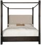 Hooker® Furniture Retreat Black Sand/Neo Cream King Upholstered Canopy Bed-2