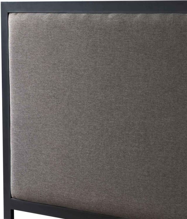 Malouf® Designer Clarke Charcoal California King Panel Bed-1