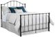 Kincaid® Acquisitions Garden Black King Metal Rod Bed-0
