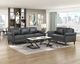 Homelegance® Hector Dark Gray Loveseat-1