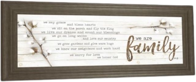 Classy Living Marla Rae We Are Family 42" Wall Art-3