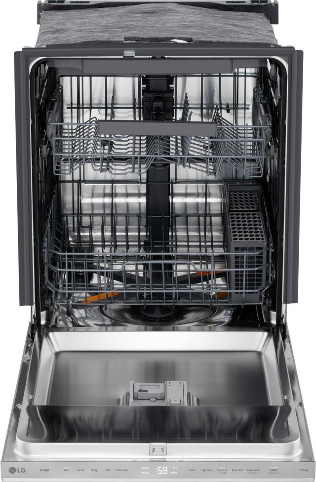 LG 24" PrintProof® Stainless Steel Top Control Built-In Dishwasher with 1-Hour Wash and Dry, QuadWash® Pro, and Dynamic Heat Dry™ with AutoVent Dry™-1
