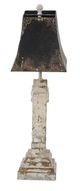 A & B Home Antique Black Table Lamp-1