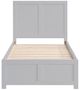 Homelegance® Orion Gray Twin Platform Bed-3