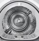 GE® 4.3 Cu. Ft. White Front Load Electric Dryer with Stainless Steel Basket-5
