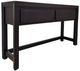 Elements International Minerva Chocolate Sofa Table-0