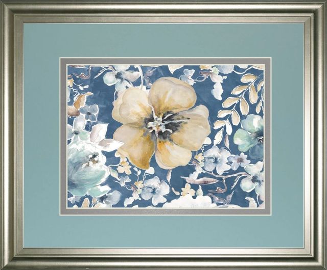 Classy Art Indigo Flower Beautiful I by Patricia Pinto Wall Art-0