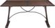 Elements International New Bedford Dark Brown Dining Table-1