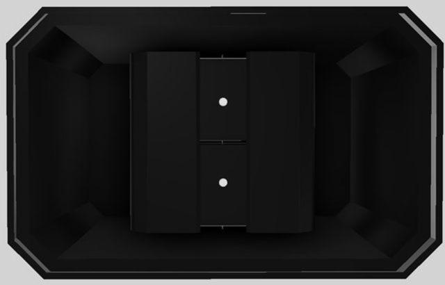Vent-A-Hood® Designer Series 48" Black Island Range Hood-1