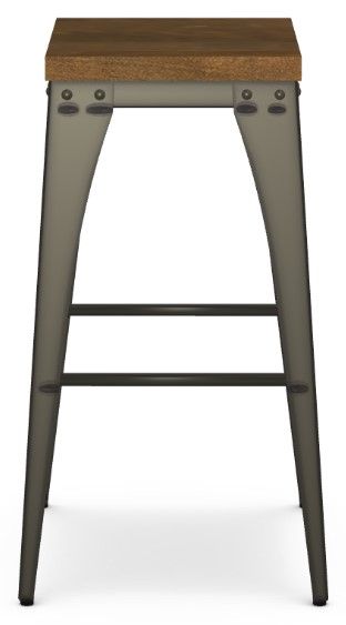 Amisco Customizable Upright Backless Bar Stool-1
