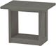 Crate Designs™ Furniture Graphite Lacquer Top End Table-0