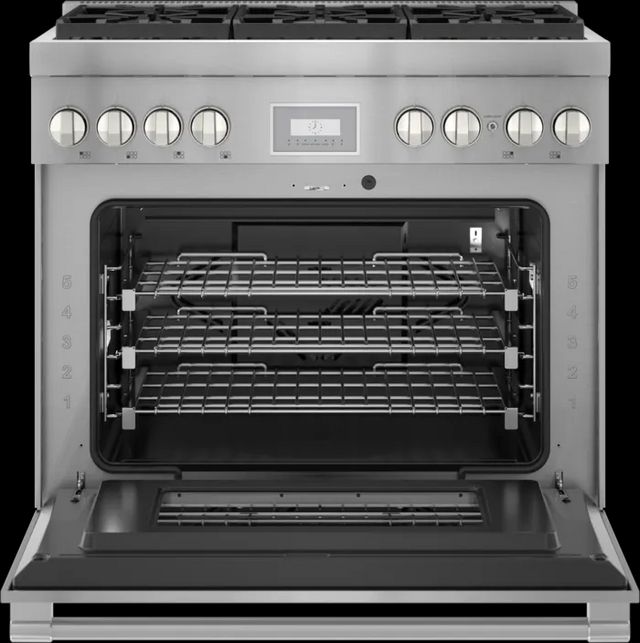 Thermador® Pro Harmony® 36" Stainless Steel Pro Style Dual Fuel Natural Gas Range-8
