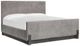 Magnussen Home® Kinsley Black Heron/Oslo Pewter Queen Upholstered Panel Bed-0
