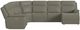 Flexsteel® Sawyer Gray Leather Power Reclining Sectional with Custom Layout Options-2