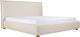 Moe's Home Collection Luzon Wheat King Bed-4