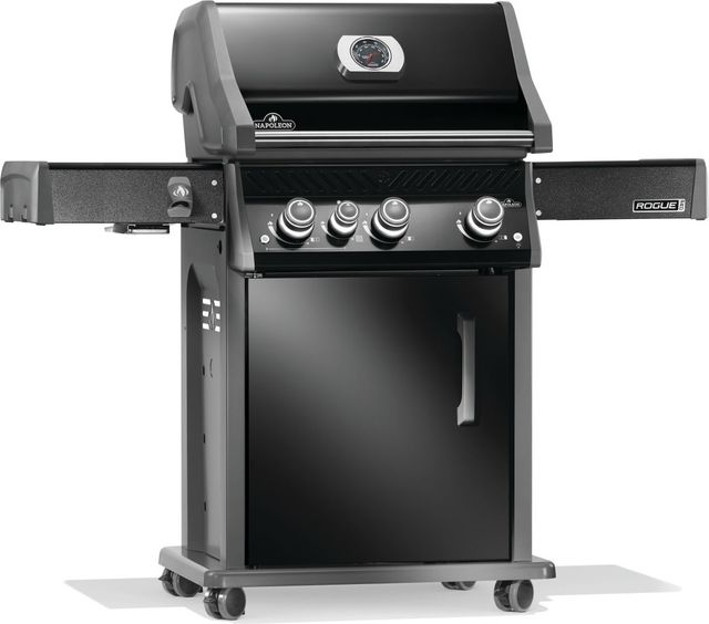 Napoleon Rogue® PRO 4-Burner Black Freestanding Liquid Propane Grill-4