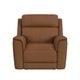 Elements International Mustang Aline Butternut Power Recliner with Power Headrest and Lumbar-0