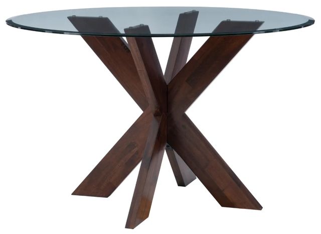 Powell® Auden 2-Piece Espresso/Tan Round Dining Set-3