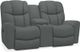 La-Z-Boy® Rori Grey Reclining Loveseat with Console-0