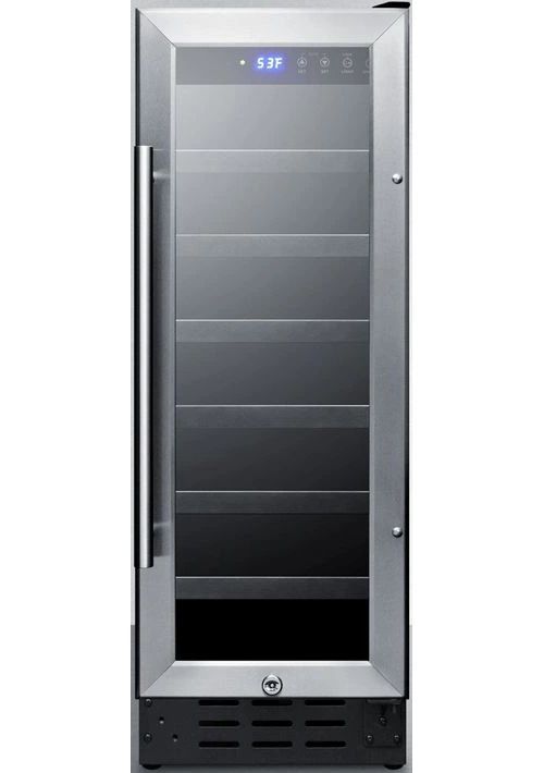 Summit® 12" Stainless Steel Wine Cooler-0