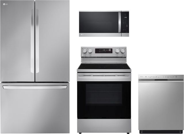 LG 4 Piece Stainless Steel Kitchen Package