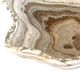 A & B Home Tomas Gray/White Hand-Carved Striated Onyx Bowl-1